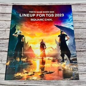 Tokyo Game Show Final Fantasy VII 2023 Square Enix Lineup Pamphlet US Seller